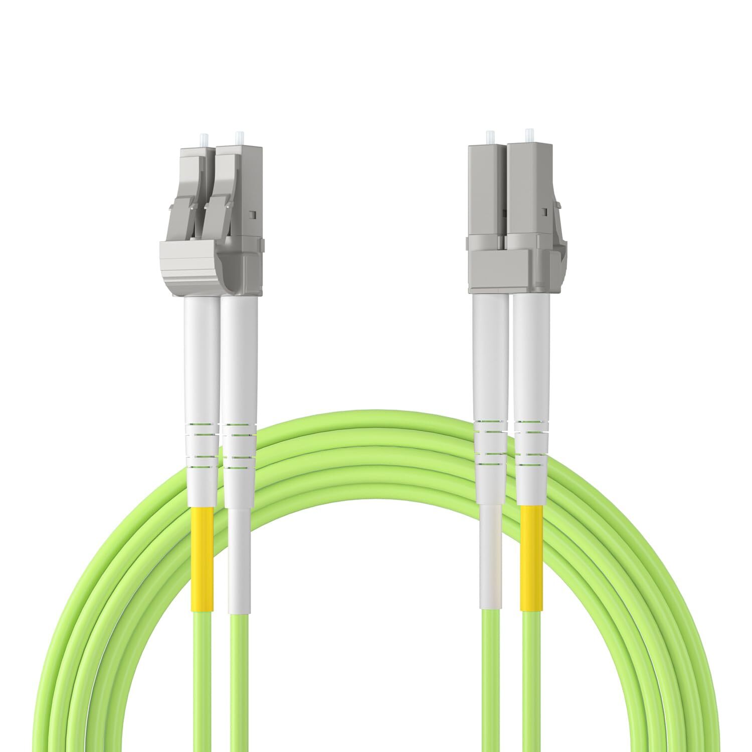 OM3 OM4 OM5 OS2 LC to LC Fiber Optic Patch Cable, Duplex LC MMF SMF Cable 1-40m