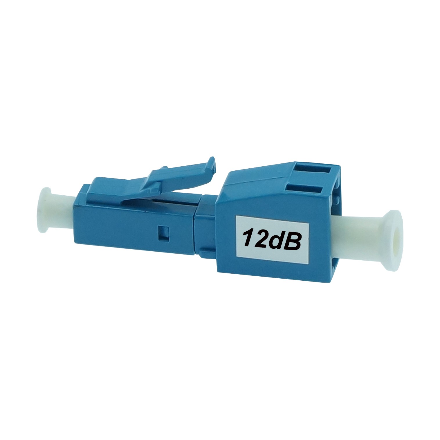 LC/UPC SM Attenuator F-M 12dB Plastic Blue