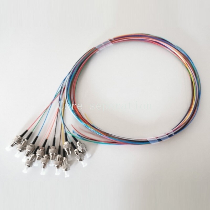 12 Fiber FC ST SC LC UPC SingleMode Bunch Fiber Optic Pigtail SM Optical Pigtail