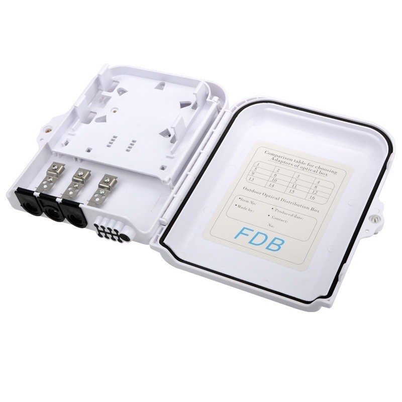 1:8 Outdoor Wall-Mounted 8-Core FTTH PLC Splitter Distribution Optic Fiber Box