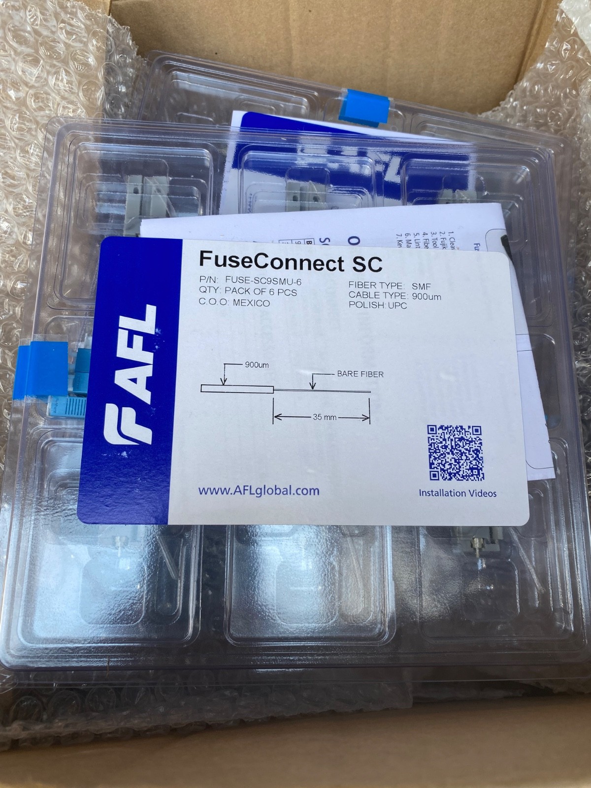 AFL Fuseconnect Fuse-SC9SMU-6