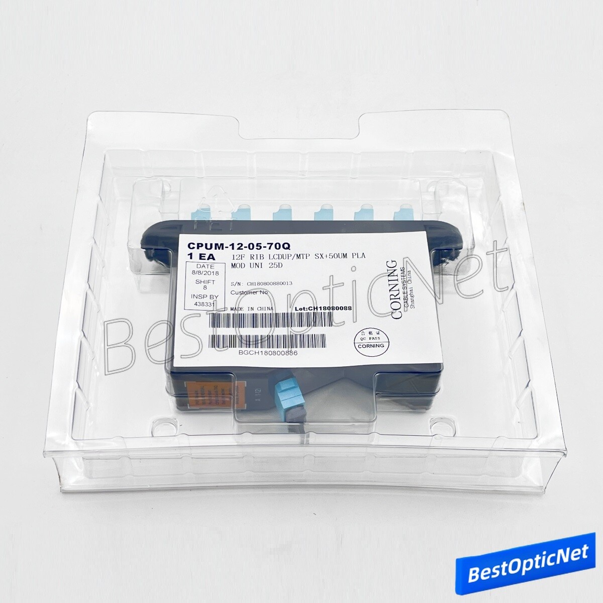 Corning CCH Module 12F MPO MTP to 6*LC Duplex OM3 OM4 Universal CHH-UM12-05-70Q