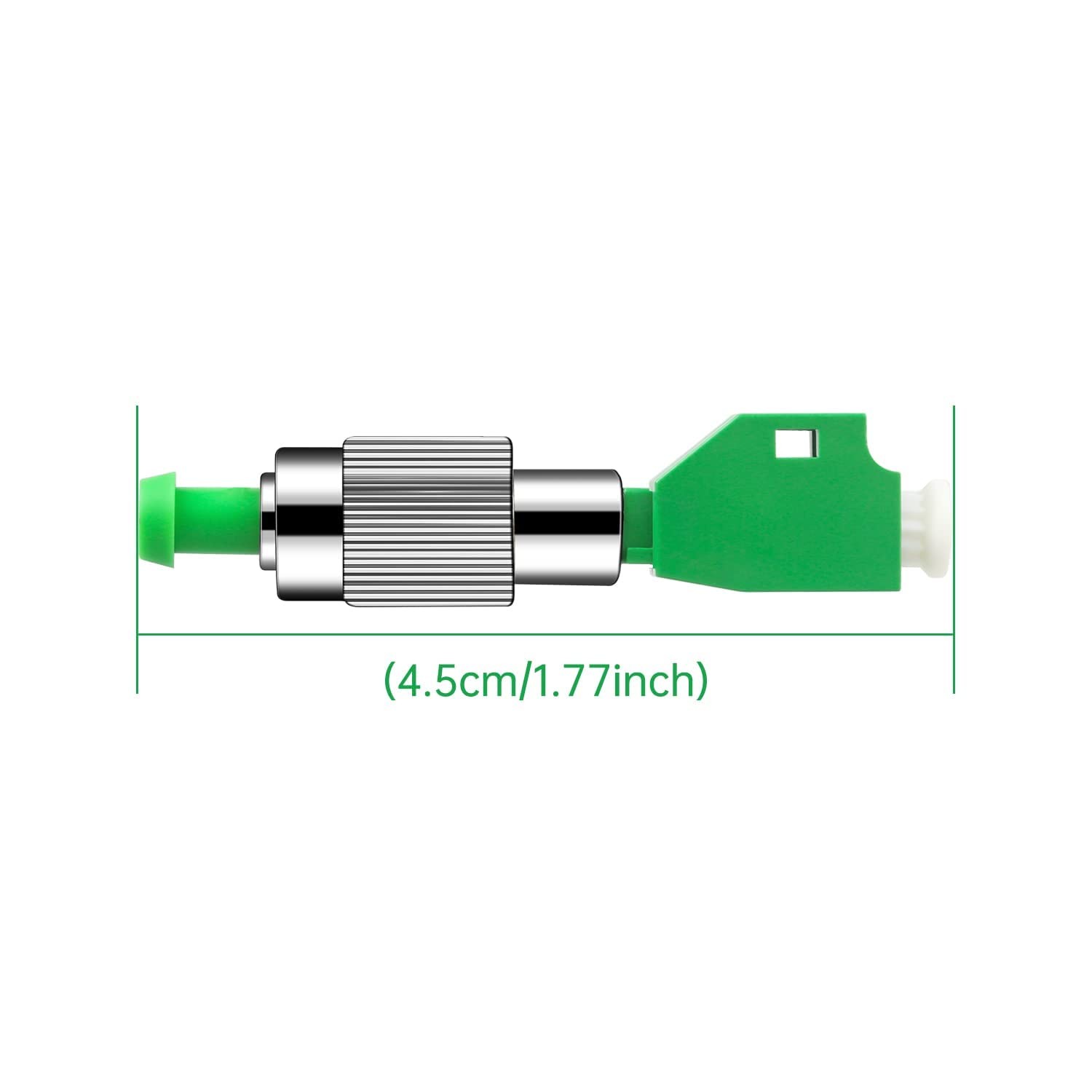 4 Pack FC/APC Male to LC/APC Female Single Mode 9/125um Hybrid Optical Fiber …