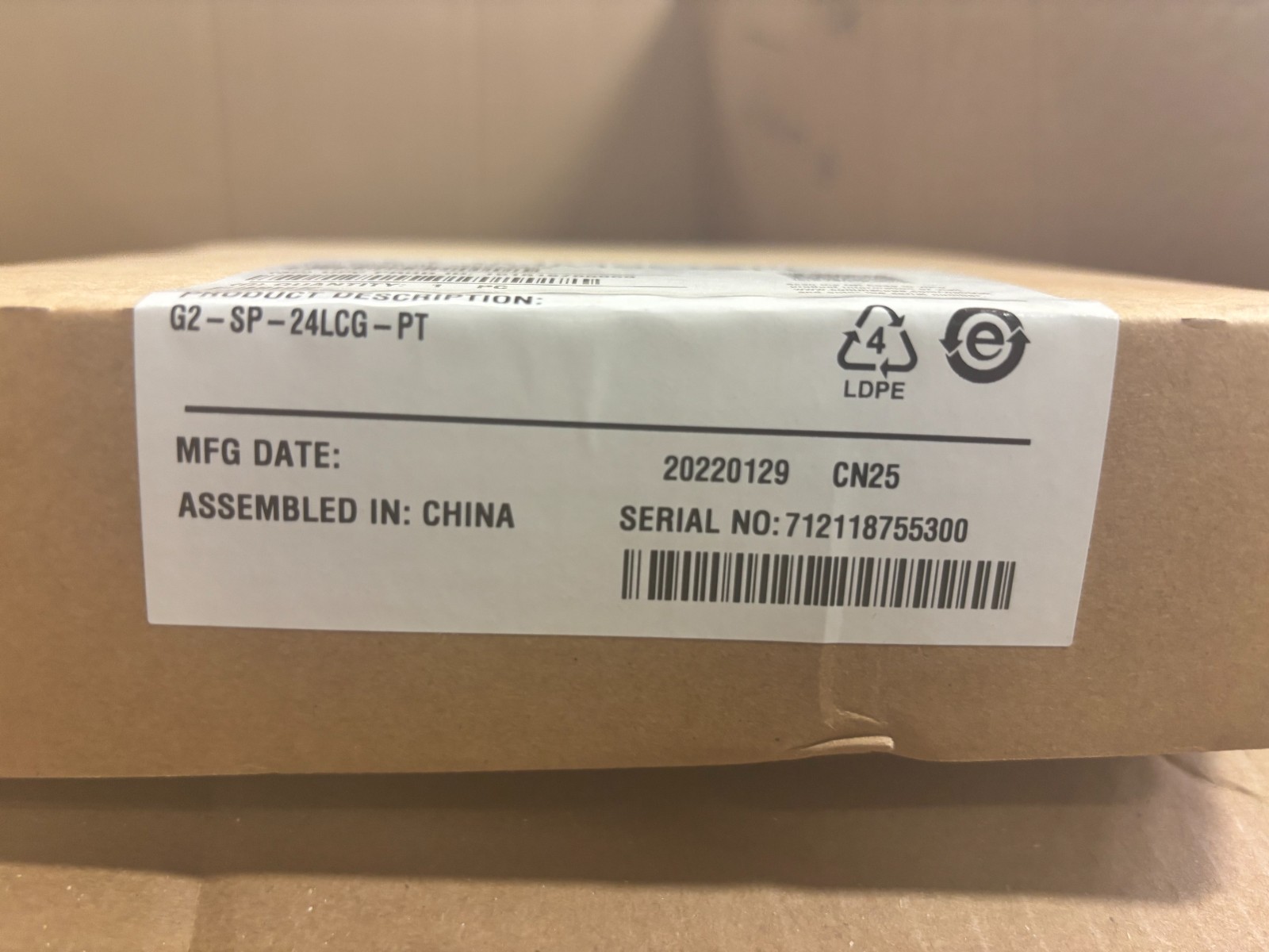 commscope fiber optic G2 splice cassette 24LC/UPC with internal shutters, OS2