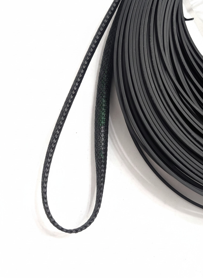 100ft Ruggedized Fiber Optic Drop Cable SC/APC to SC/APC – SMF – HWMirco-2SCAPC