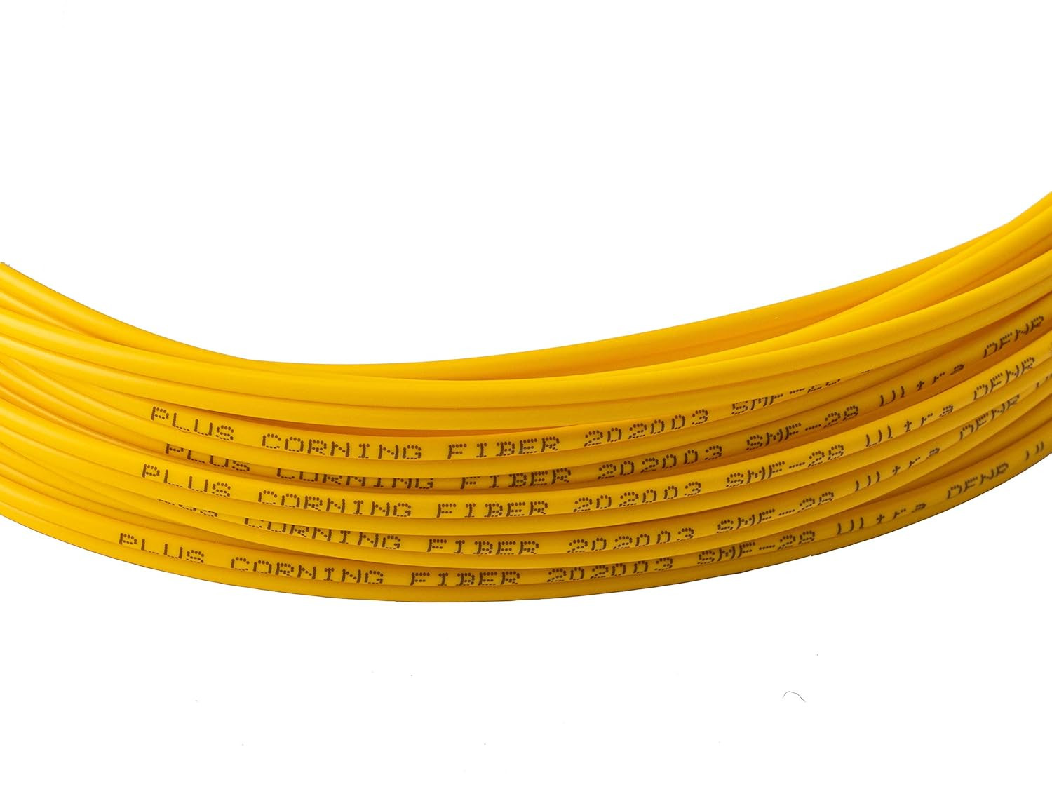 500ft LC to LC Singlemode Fiber Patch Cable, Duplex Yellow OFNR Jacket