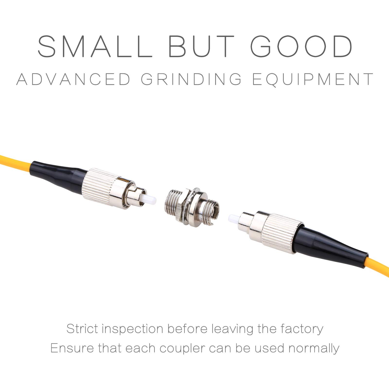 50Pcs/ Lots Fiber Optic Coupler Kit with SC/UPC,SC/APC,FC,LC,ST Five Types of…