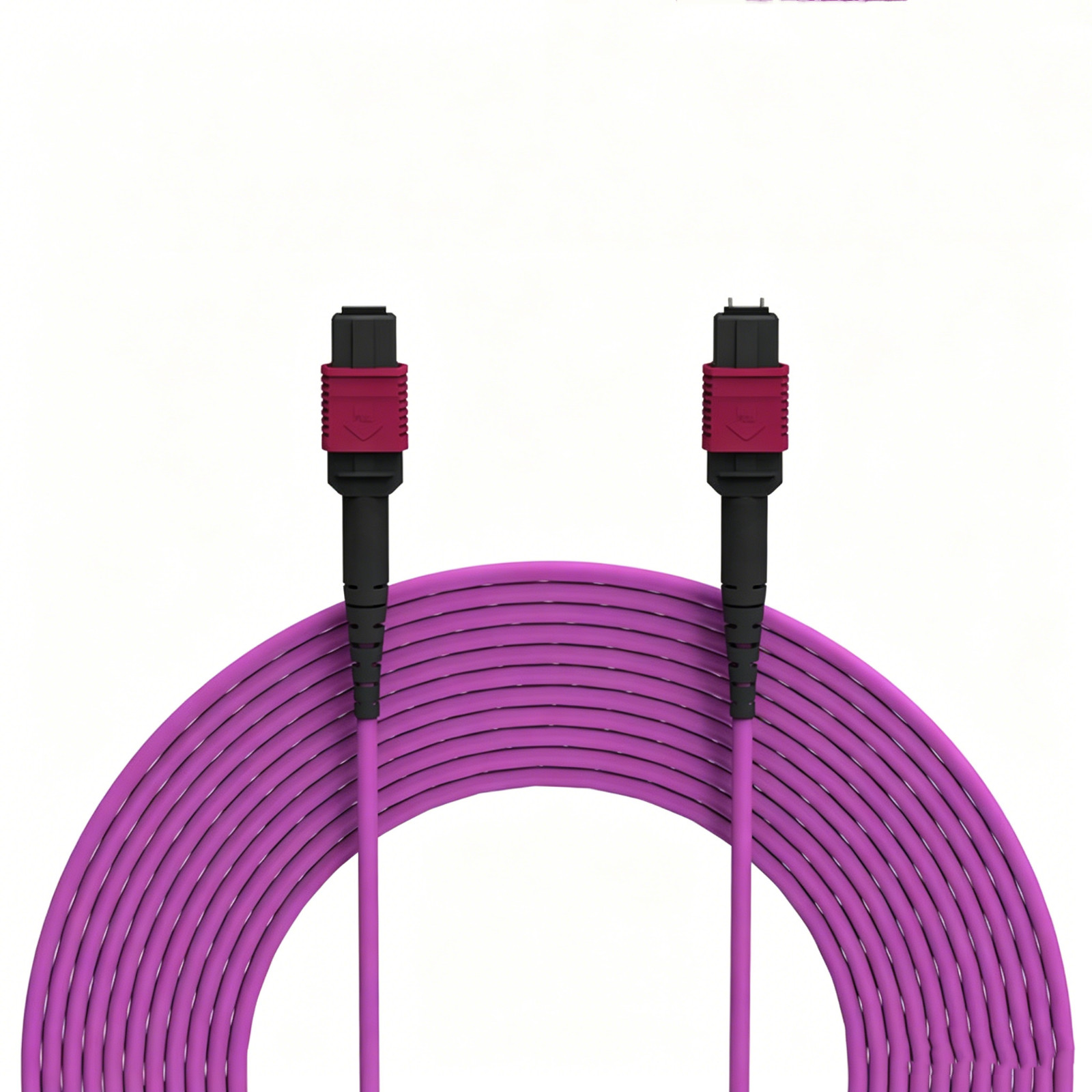 MPO Fiber Cable OM4 50/125 Multimode 8 Fiber MPO Patch Cord Data Center Type B