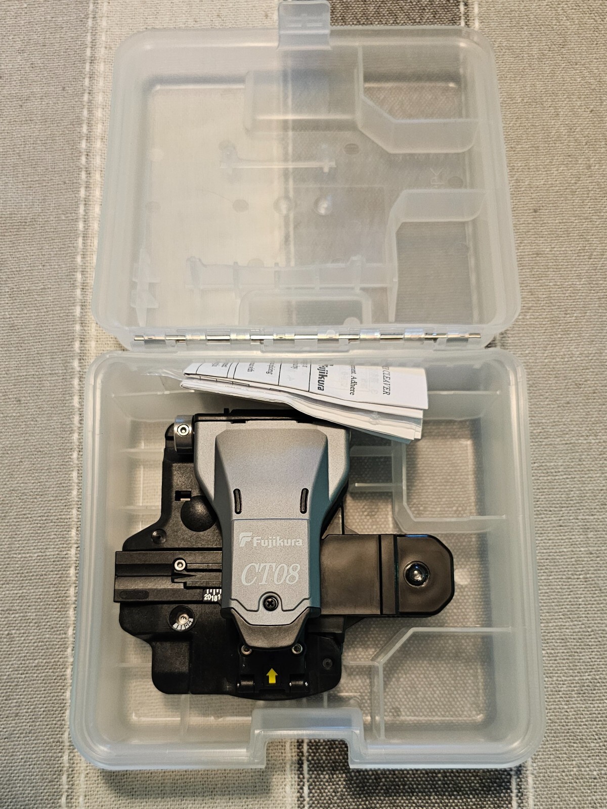 CS001201 AFL FAST fiber connector tool kit with fujikura CT-08 cleaver