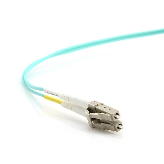 1M LC UPC to LC UPC Duplex PVC 10G OM3 Multimode Fiber Optic Patch cable -90765
