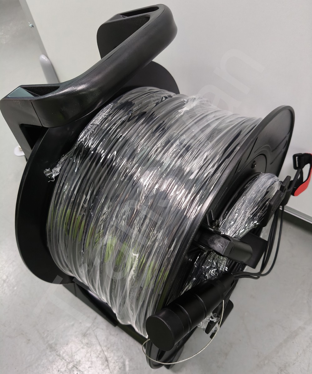 100~450 Meters Outdoor Armored 12 x Stands OS2 SM Fiber Cables with LC/ST/FC/SC