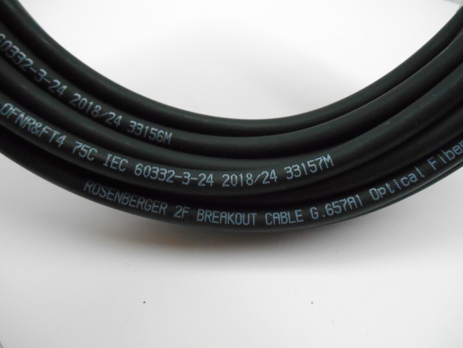 Rosenberger FB-L98B-035-7500, Fiber Jumper Cable 7.5 M 24.6′ FT LLC-2FG657-LCC
