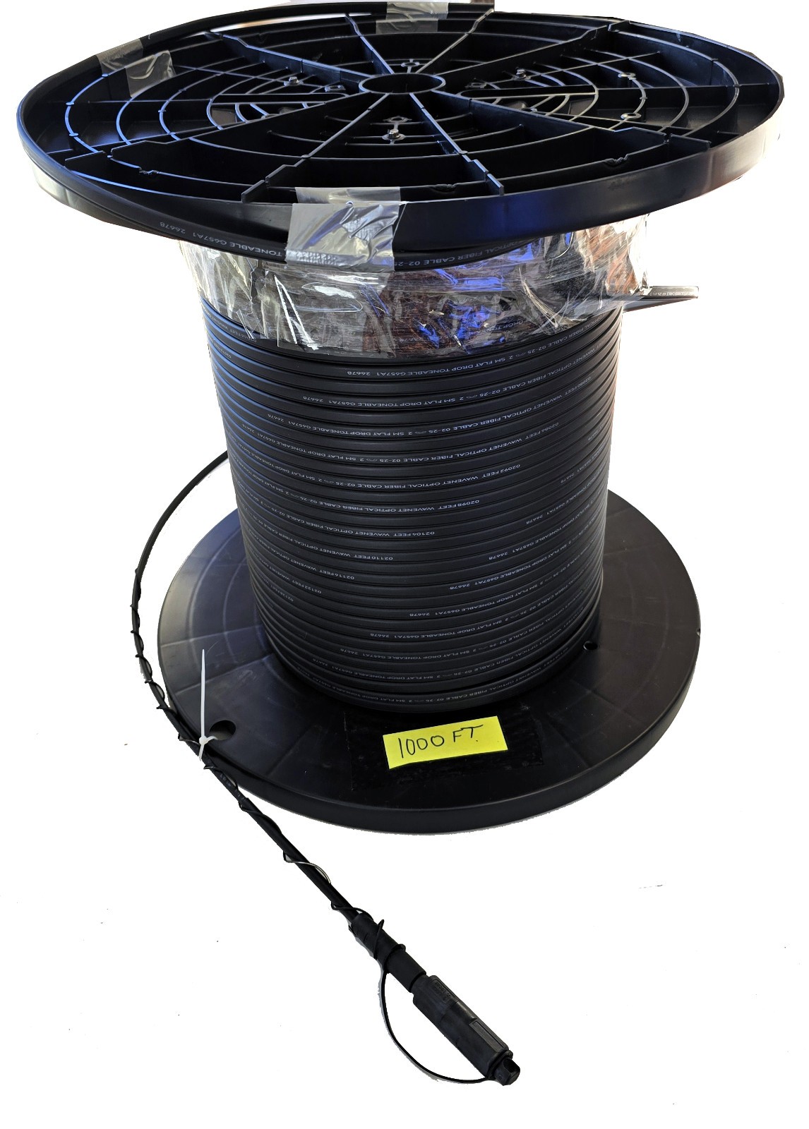 OptiTap Compatable to Blunt Flat Drop Toneable Cable Assembly, 1000 ft. on Spool