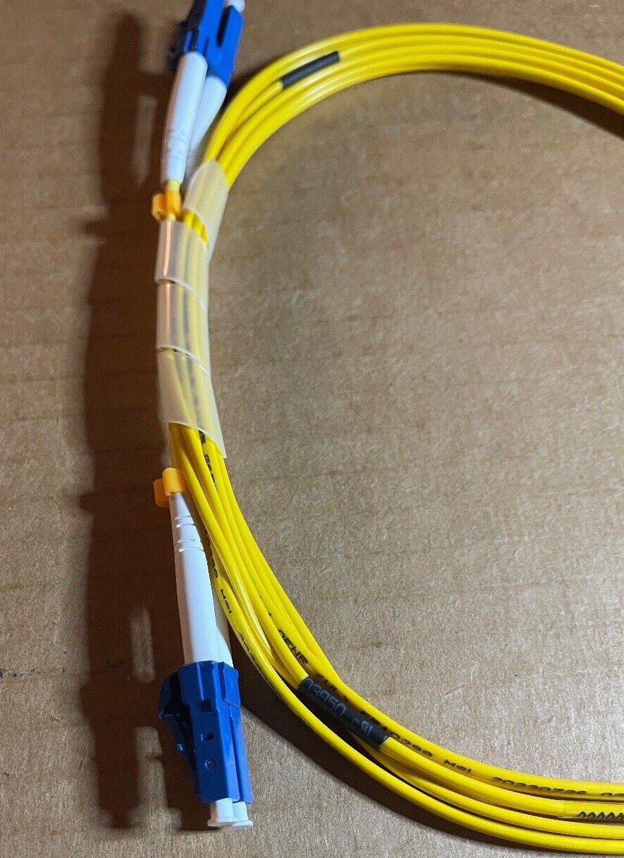 LC to LC Singlemode Duplex 9/125 Fiber Optic Jumper Patch Cable 2M Or 6M