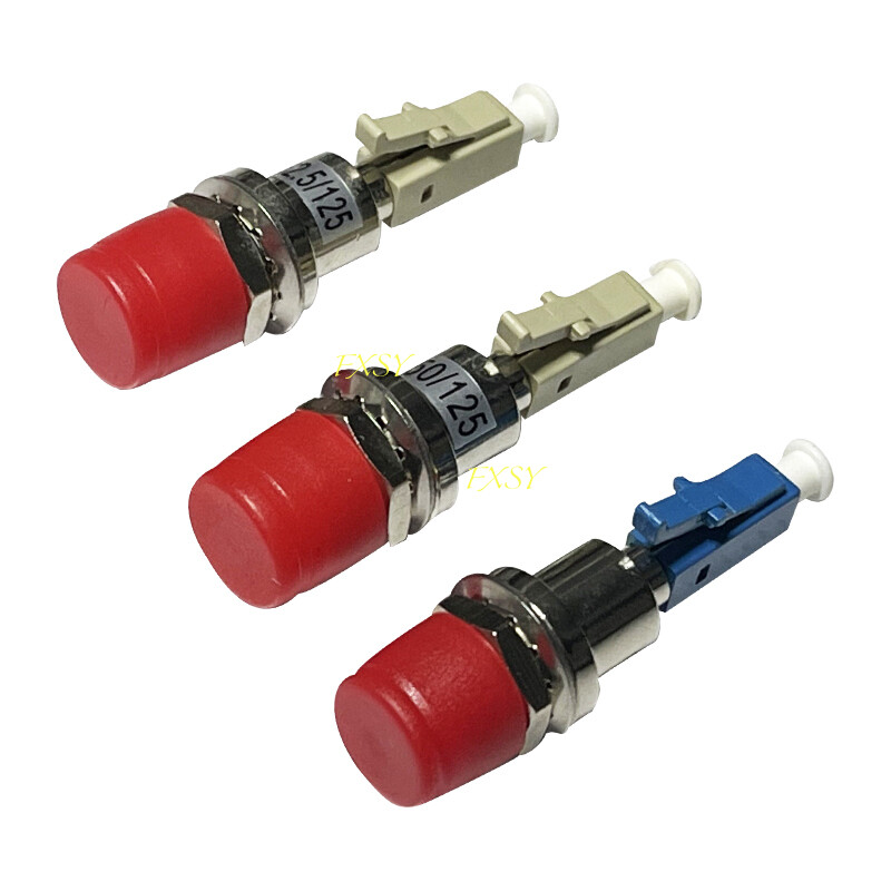 FC/UPC Female to LC/UPC Male SM MM Hybrid Fiber Optical Adapter Optic Converter