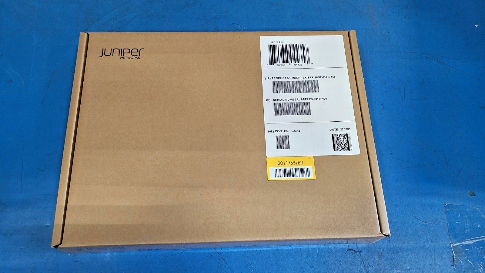NEW Juniper EX-SFP-10GE-DAC-1M 10Gb SFP+ Cable P/N EX-SFP-10GE-DAC-1M