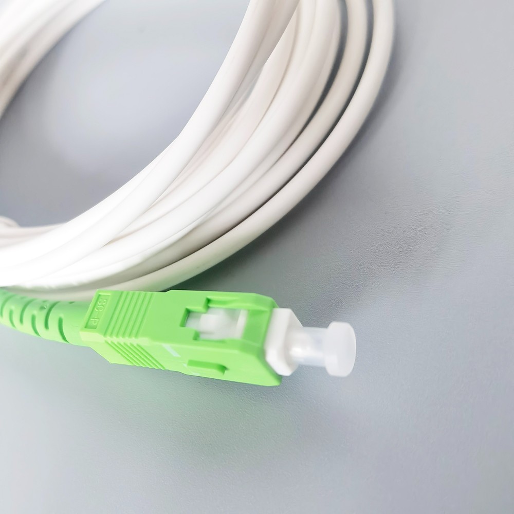 10/PCS Optical Fiber Patch Cord SC/APC-SC/APC Simplex Mode FTTH 1.5M/2M/3M
