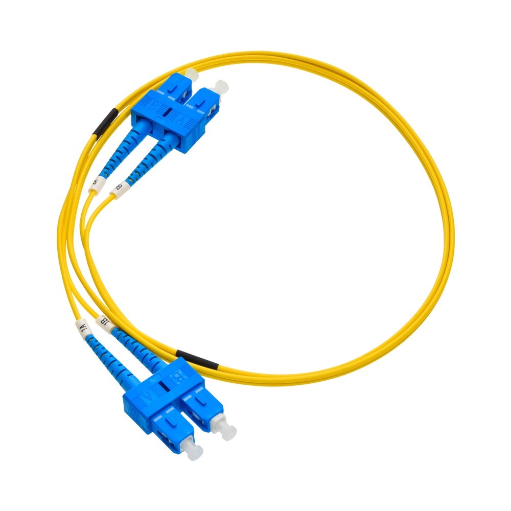 5 Pack of 7m SC/UPC-SC/UPC Singlemode Duplex OFNR 2.0mm Fiber Optic Patch Cable