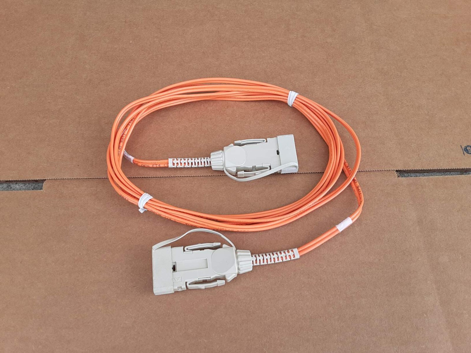 US MADE FDDI to FDDI Multimode 62.5/125 Fiber Optic cable 1M