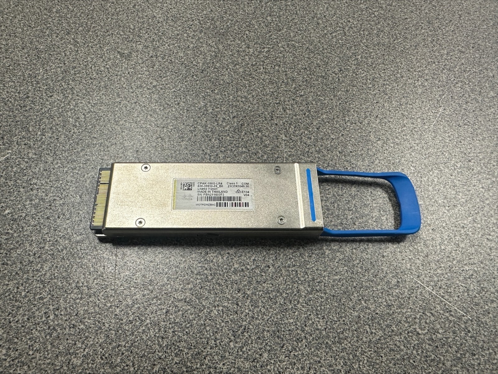 Cisco Original CPAK-100G-LR4 Transceiver module, 10km SMF *Damaged Pins*
