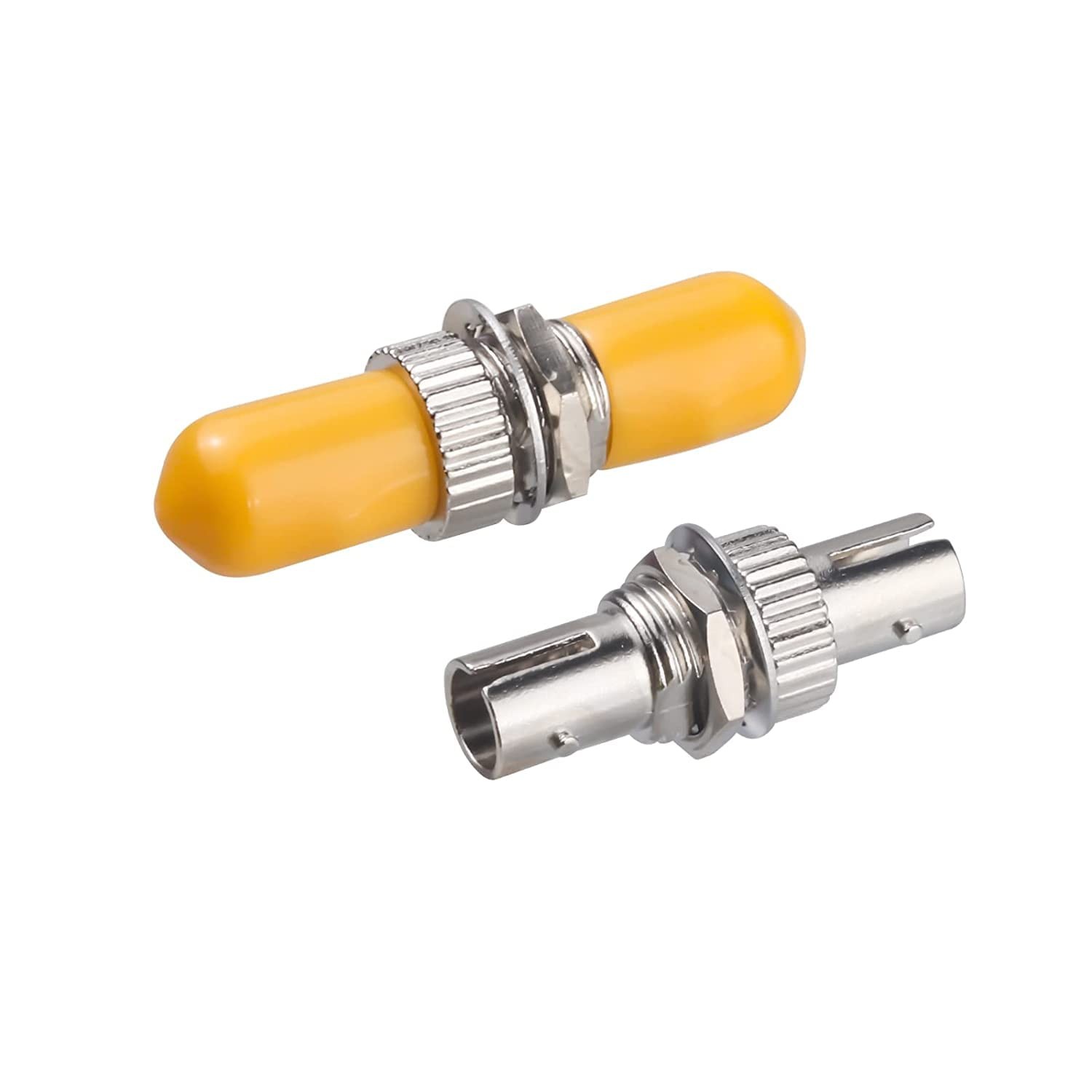 100 Pack ST Fiber Optical Couplers Adapter Cable Barrel Connector Singlemode