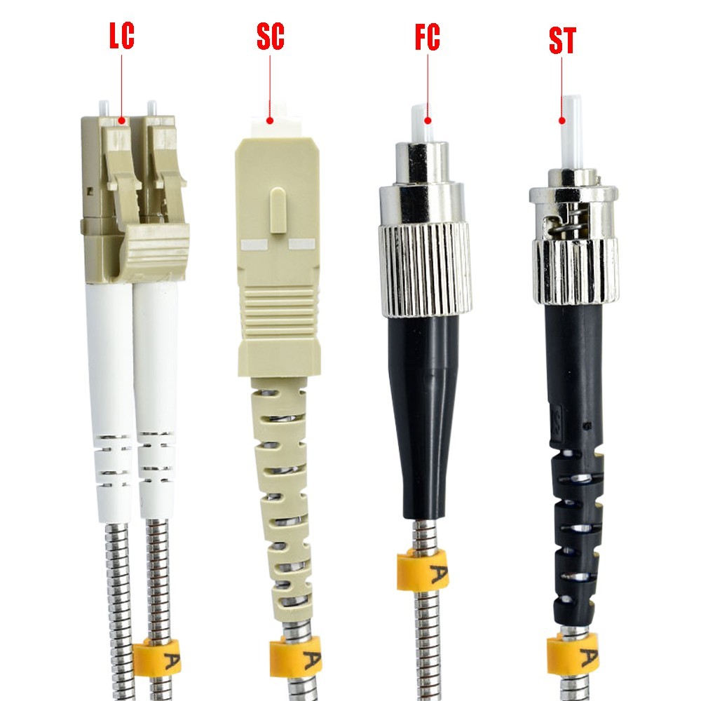 80M Outdoor Field Fiber Patch Cord OM2 Multi-Mode 4 Strand LC to LC Fiber Cable