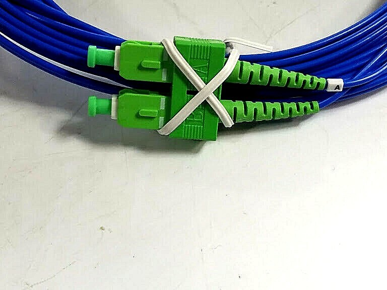 All Systems Fiber Jumper, Sm Dx 2.0mm, SC/APC-SC/APC 5m; Part #ASBJE2R2S77005M