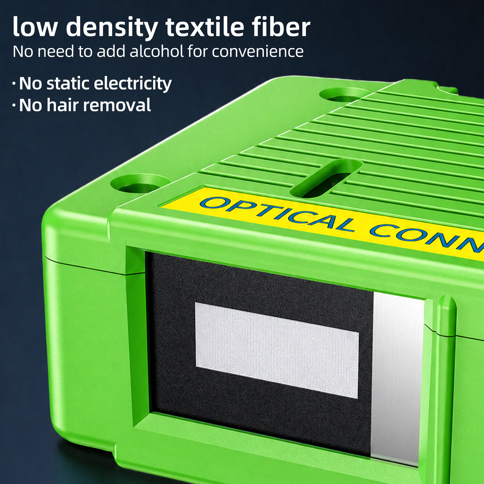 One-Click Fiber Cleaner for SC LC FC ST MU Connectors, 500+ Uses