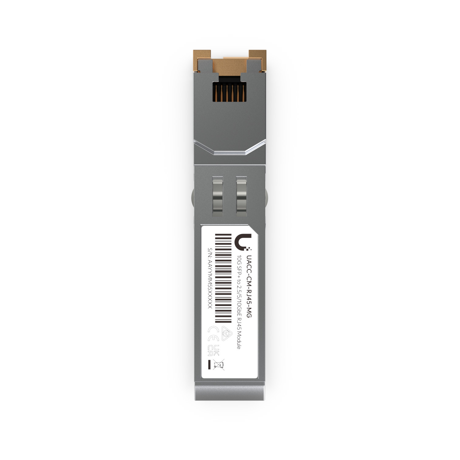 Ubiquiti SFP+ to RJ45 Adapter UACC-CM-RJ45-MG – NEW SEALED