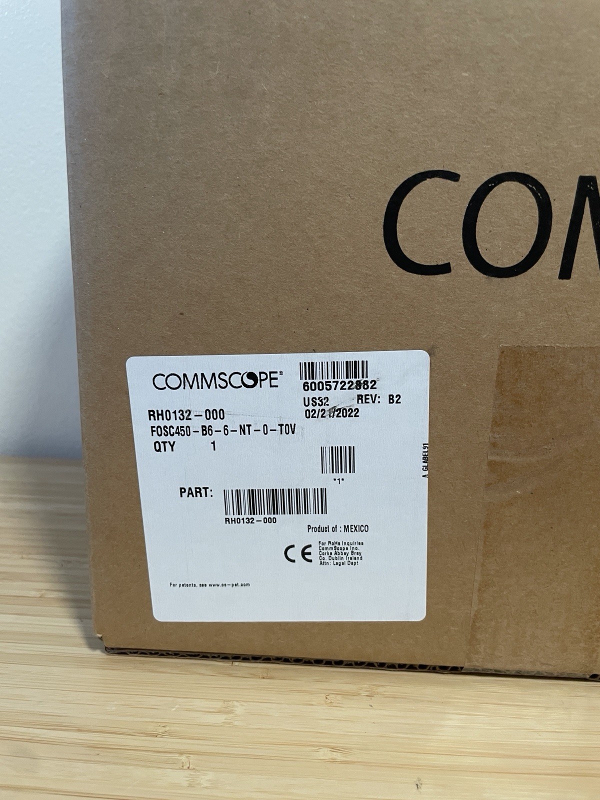 NEW CommScope RH0132-000 FOSC450-B6 Fiber Optic Splice Closure Kit