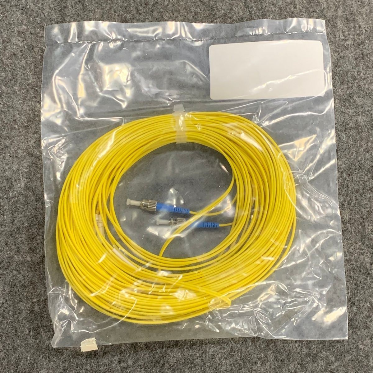 TW CABLE 80 ft. Single Mode Duplex Jumper Cable, Yellow