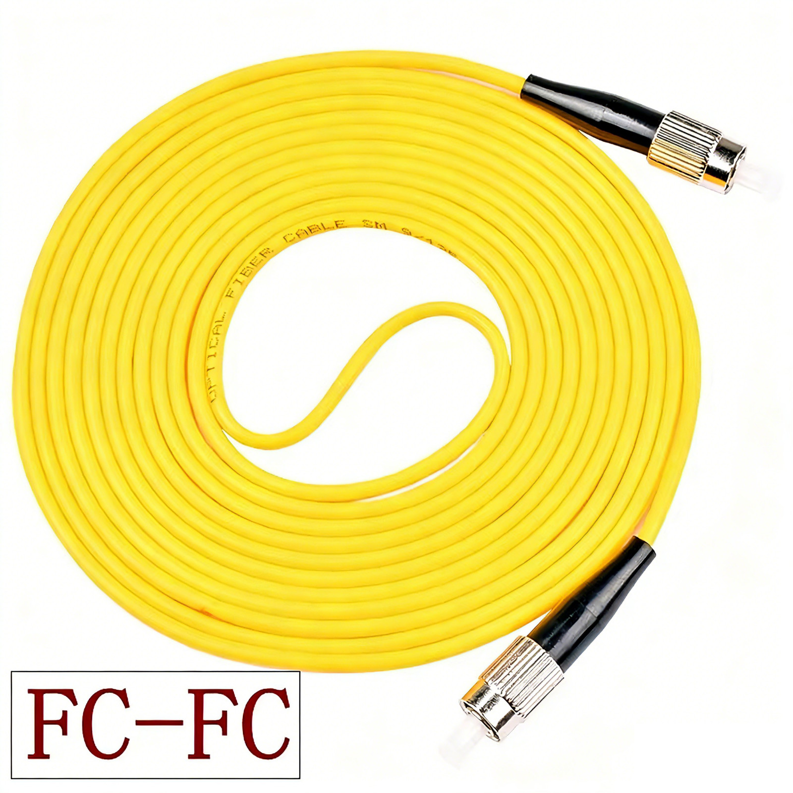 10M FC LC SC ST SingleMode Fiber Optic Patch Cord 9/125 3.0mm PVC Simplex Jumper