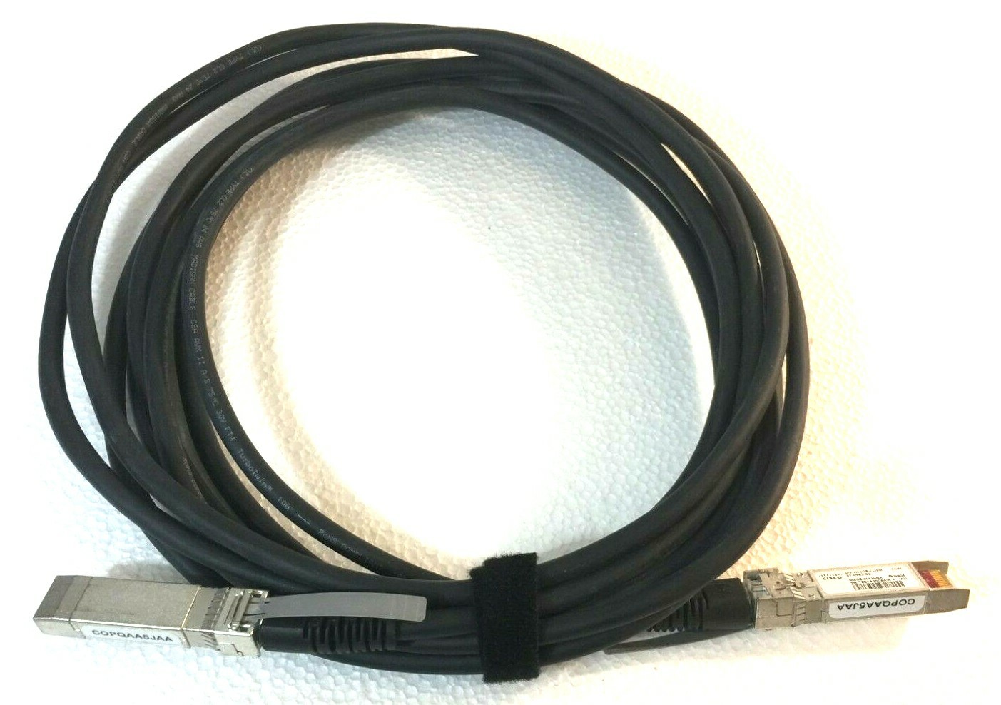 CISCO SFP-H10GB-CU5M V02 COPQAA5JAB 5M 5 Meter DAC 10G 10Gb SFP+ Fiber Cable