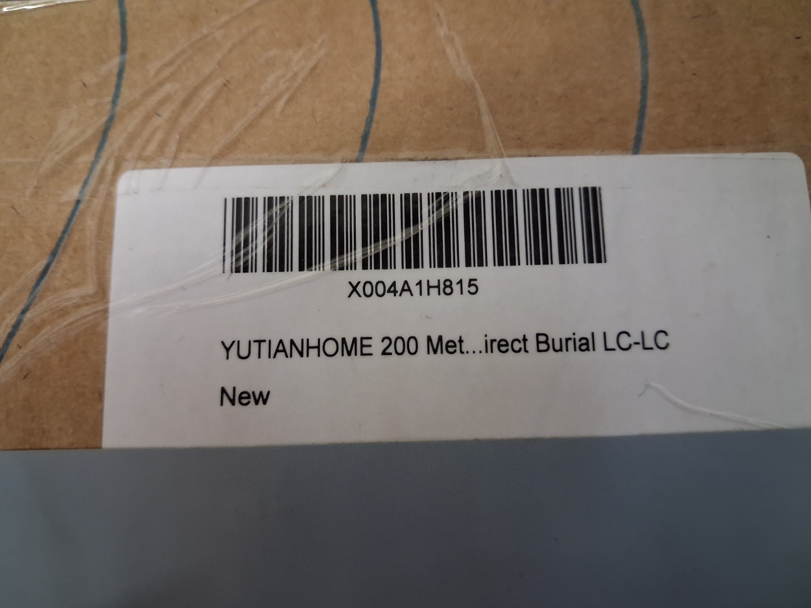 Yutianhome Fiber Optic Cable LC/PC-LC/PC SM 12Fiber Strands TPU 6.0mm 200M 656Ft