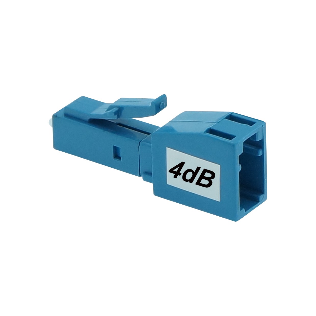 LC/UPC SM Attenuator F-M 4dB Plastic Blue