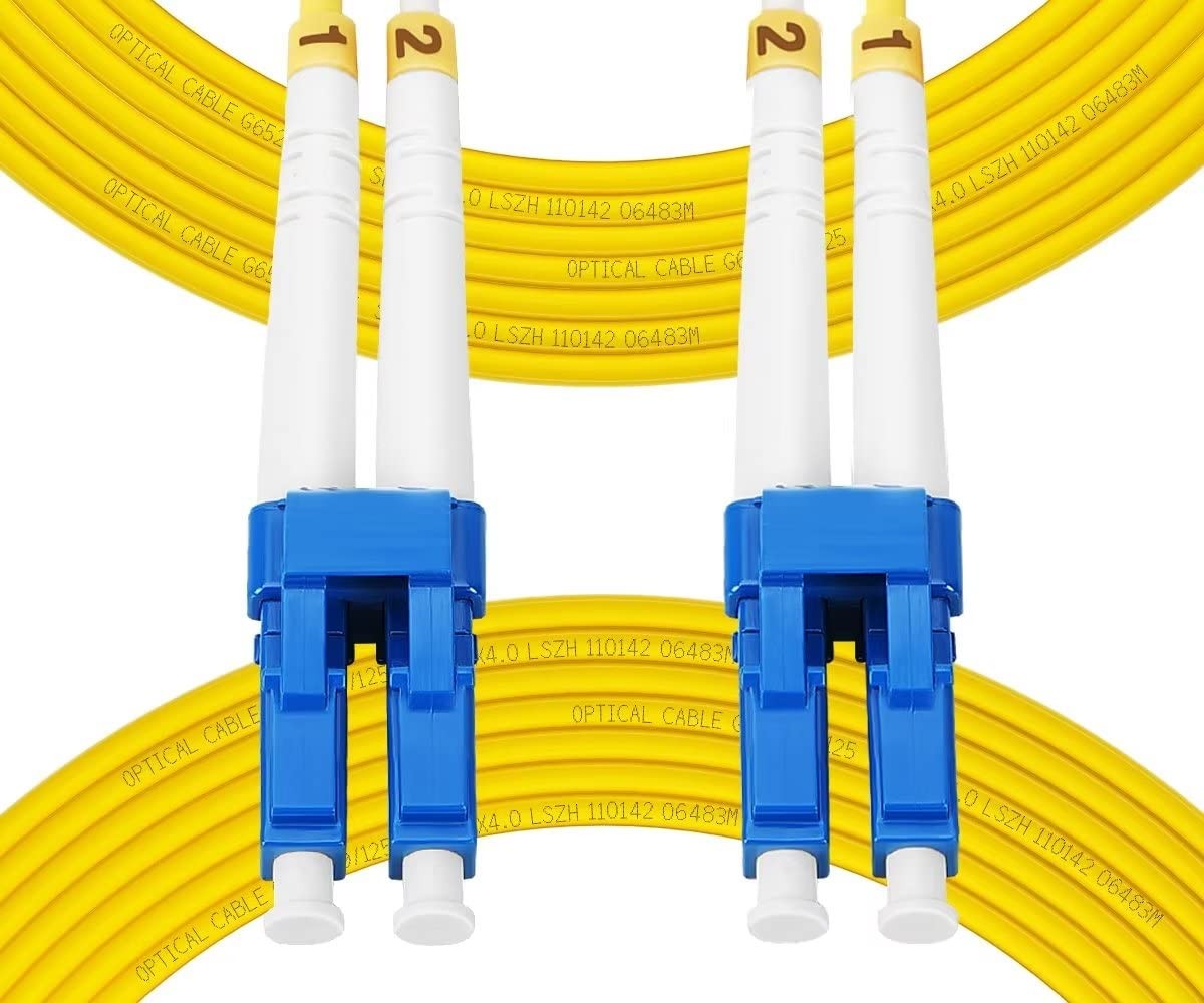1m/3ft OS2 LC to LC Fiber Patch Cable Single Mode Duplex 9/125um 2.0mm