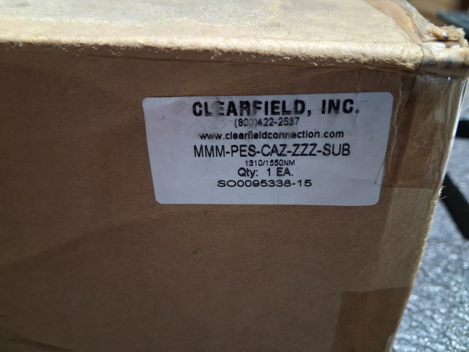 Clearfield MMM-PES-CAZ-ZZZ-SUB Clearveiw Fiber Optic Cassette Splitter