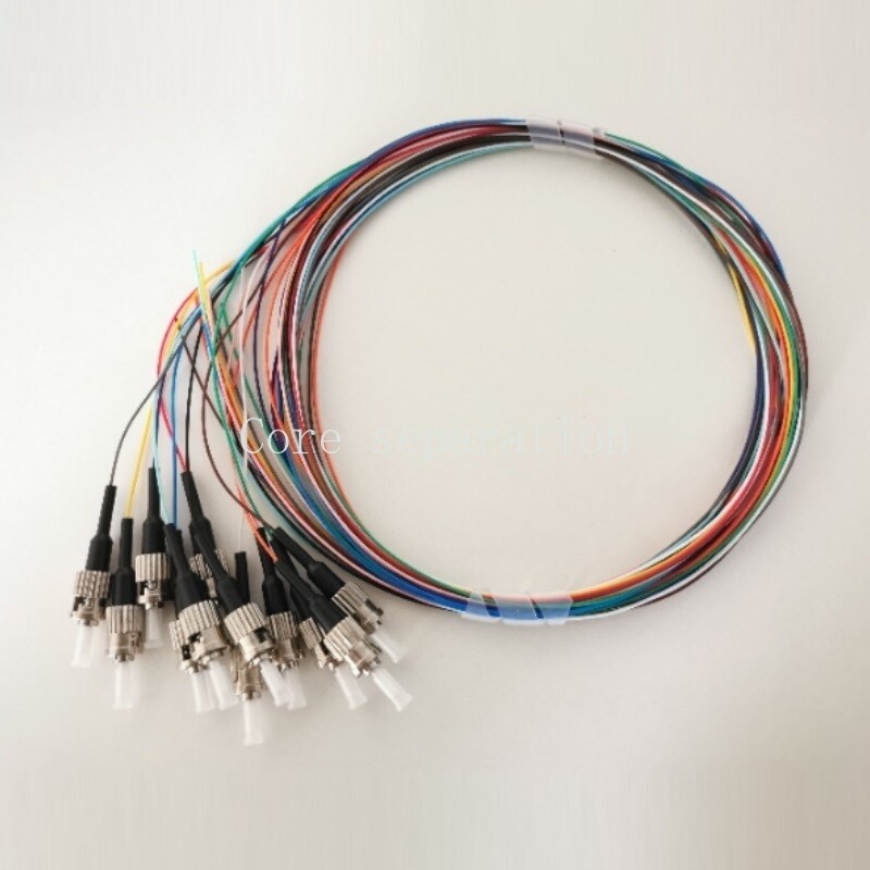12 Fiber FC ST SC LC UPC SingleMode Bunch Fiber Optic Pigtail SM Optical Pigtail