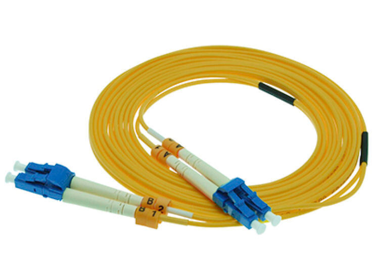 1M-50M LC UPC to LC UPC Duplex Single Mode 9/125 Fiber Optic 2.0mm Patch Cable