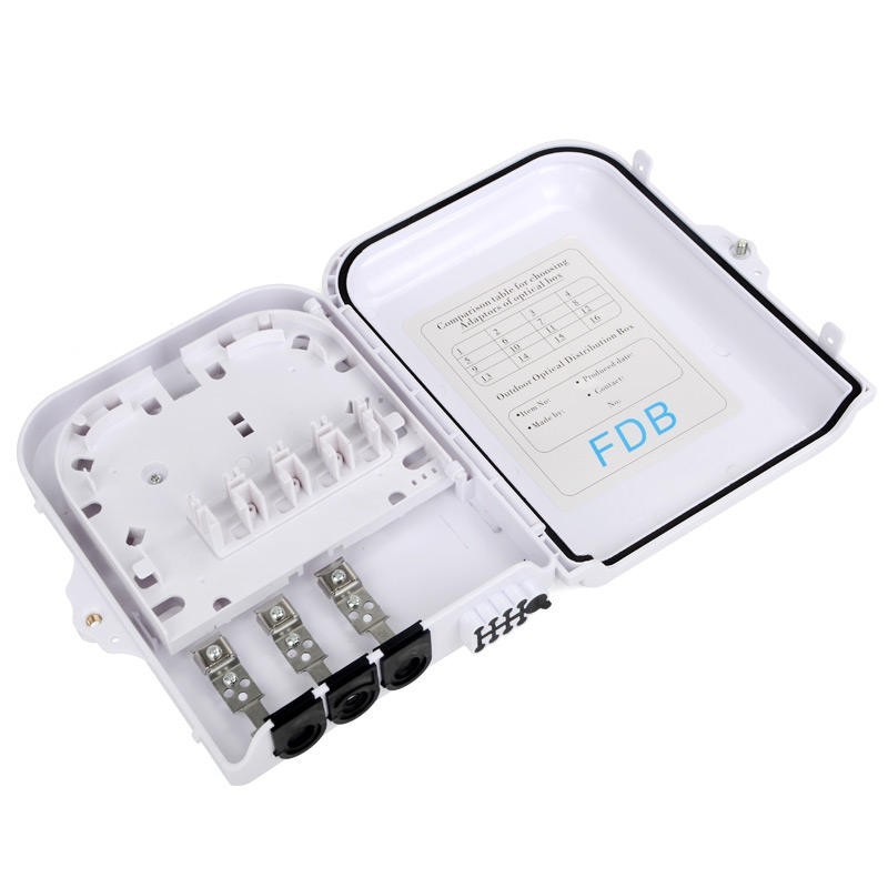 1:8 Outdoor Wall-Mounted 8-Core FTTH PLC Splitter Distribution Optic Fiber Box