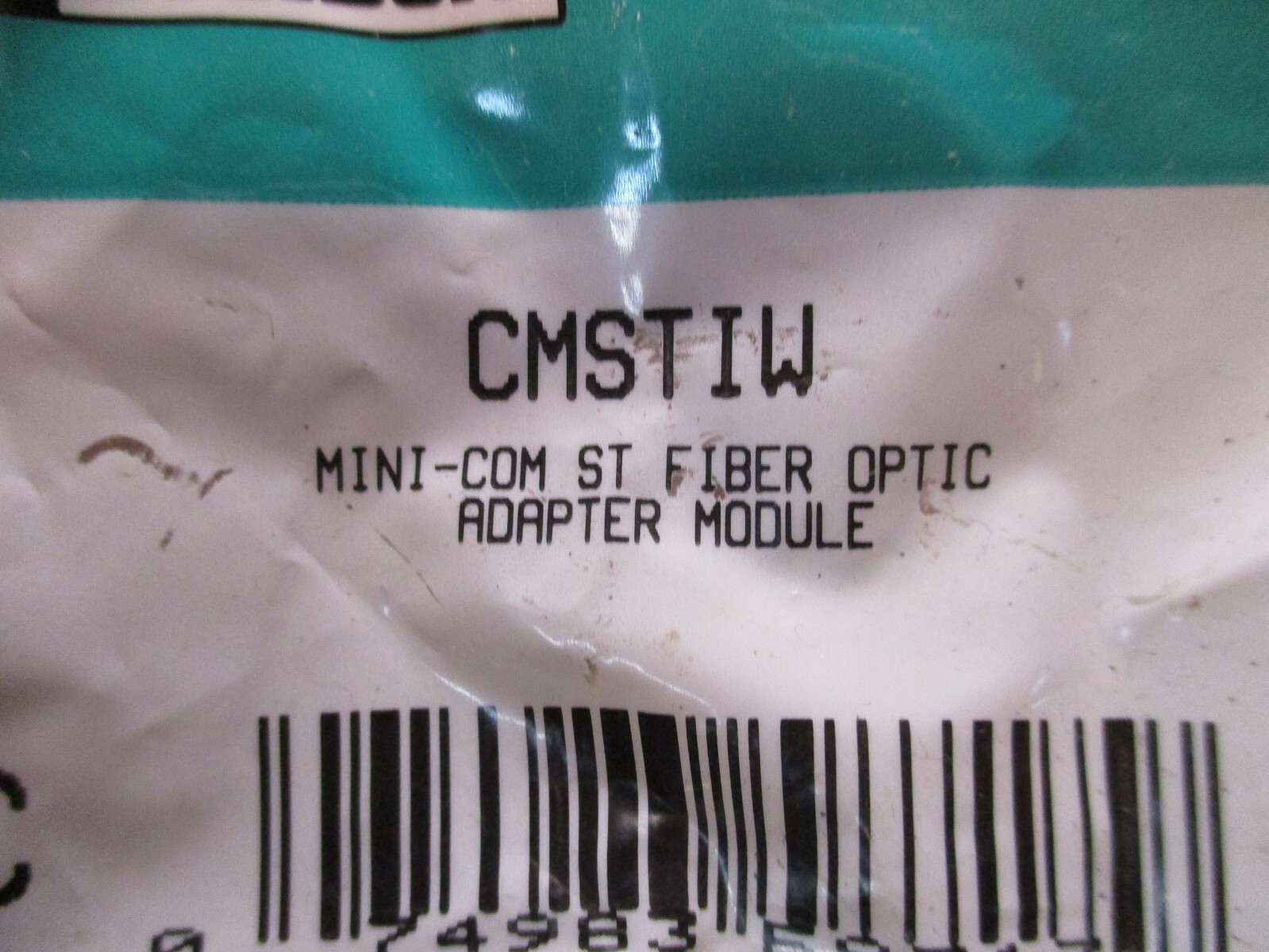 Lot of 8 Panduit Pan-Net CMSTIW Mini-com ST Fiber Optic Adapter Modules [4*Y-9]