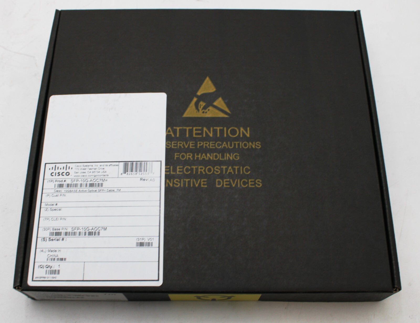 !!NEW!! !!GENUINE!! Cisco SFP-10G-AOC7M – 10GBASE Active Optical Cable