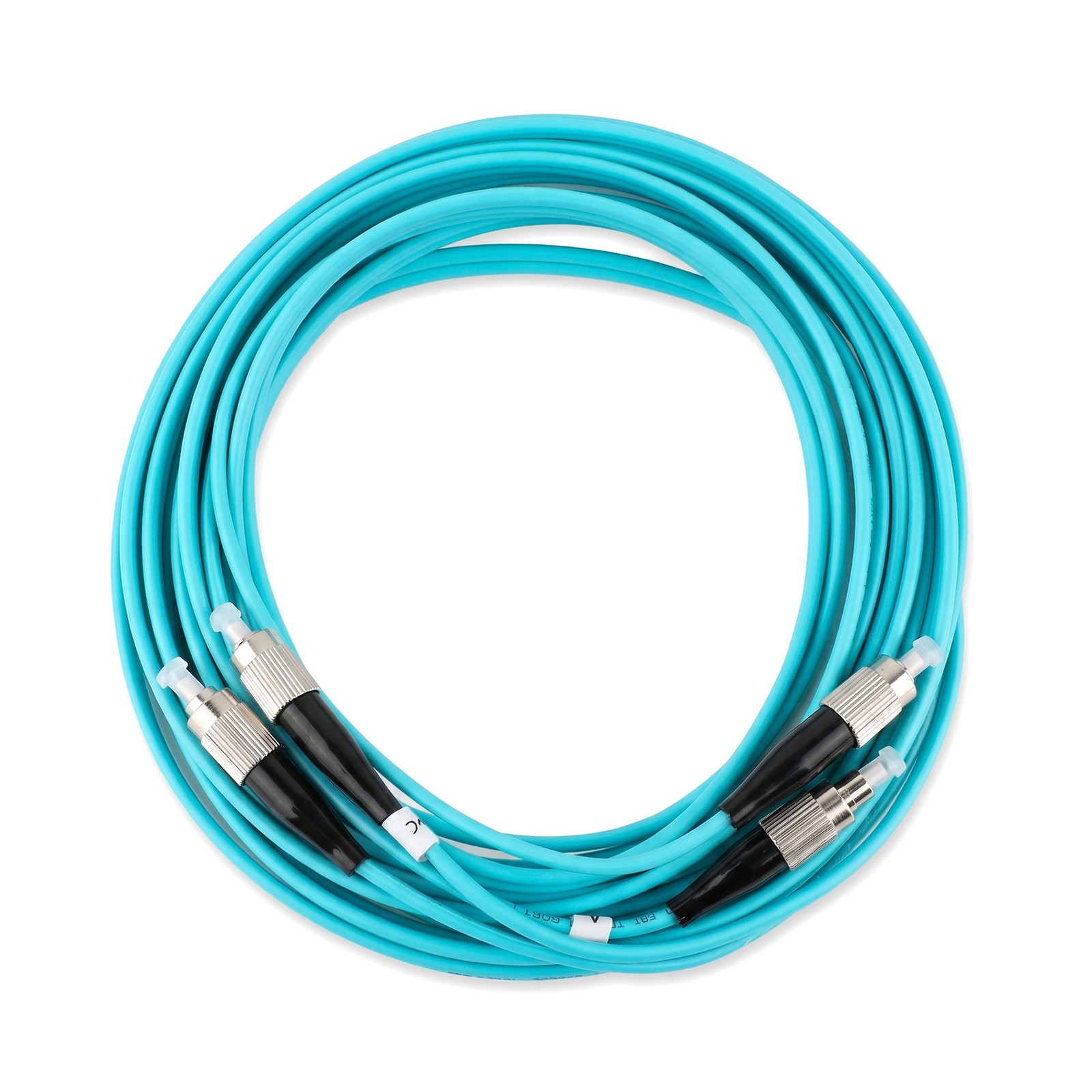 Fiber Optic Cable Patch Cord FC-FC Duplex Multimode OM3 10 Gigabit 1M-30M