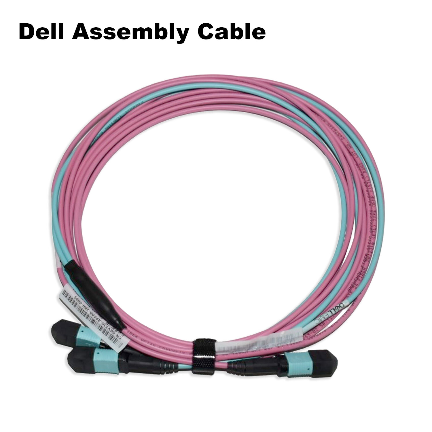 Dell 5M MPO12 OM4 Fiber Optic Cable – High-Speed Data Center 40/100Gbps GVYJG