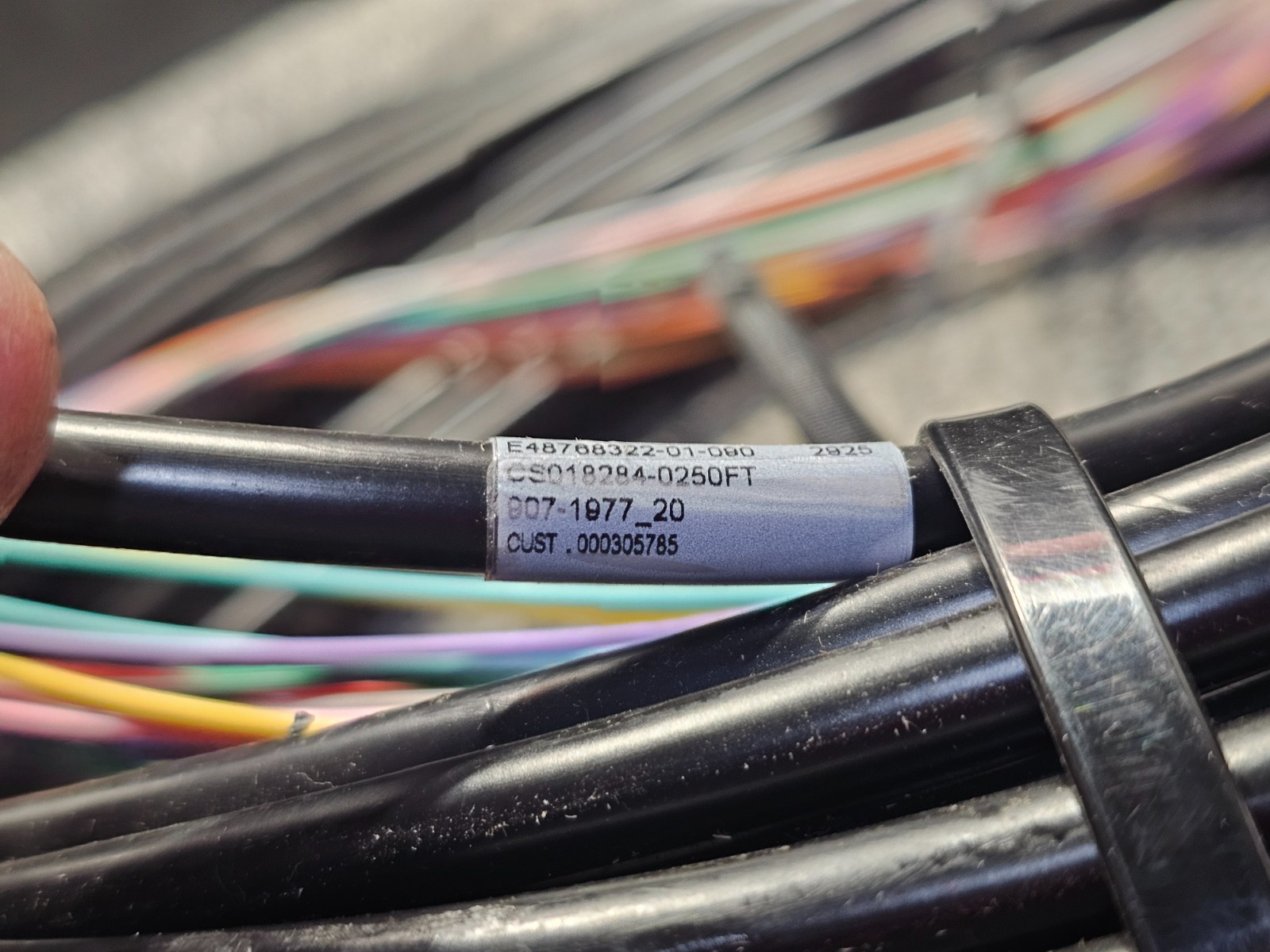 AFL Optical Cable G657A1 24F 250 ft Indoor/Outdoor Plenum Fiber Singlemode Black