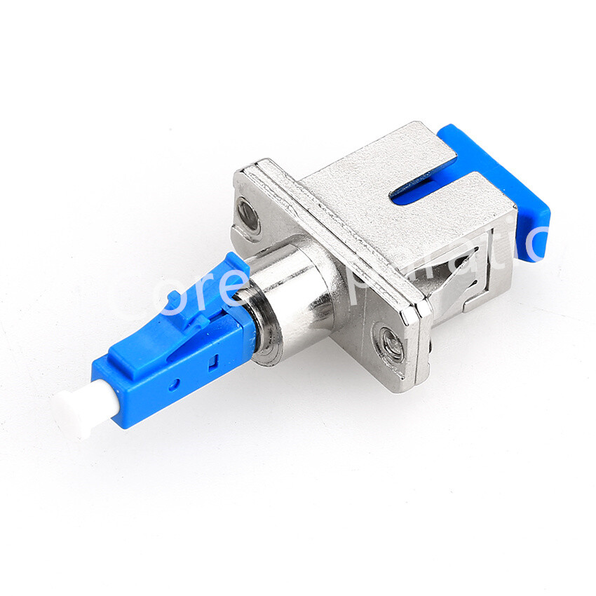 SC/UPC Female to LC/UPC Male Adapter Fiber Optical Coupler Flange Converter