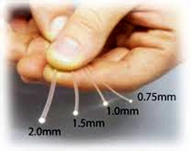PMMA Plastic End Glow and Sideglow Fiber Optic Cables sold per foot