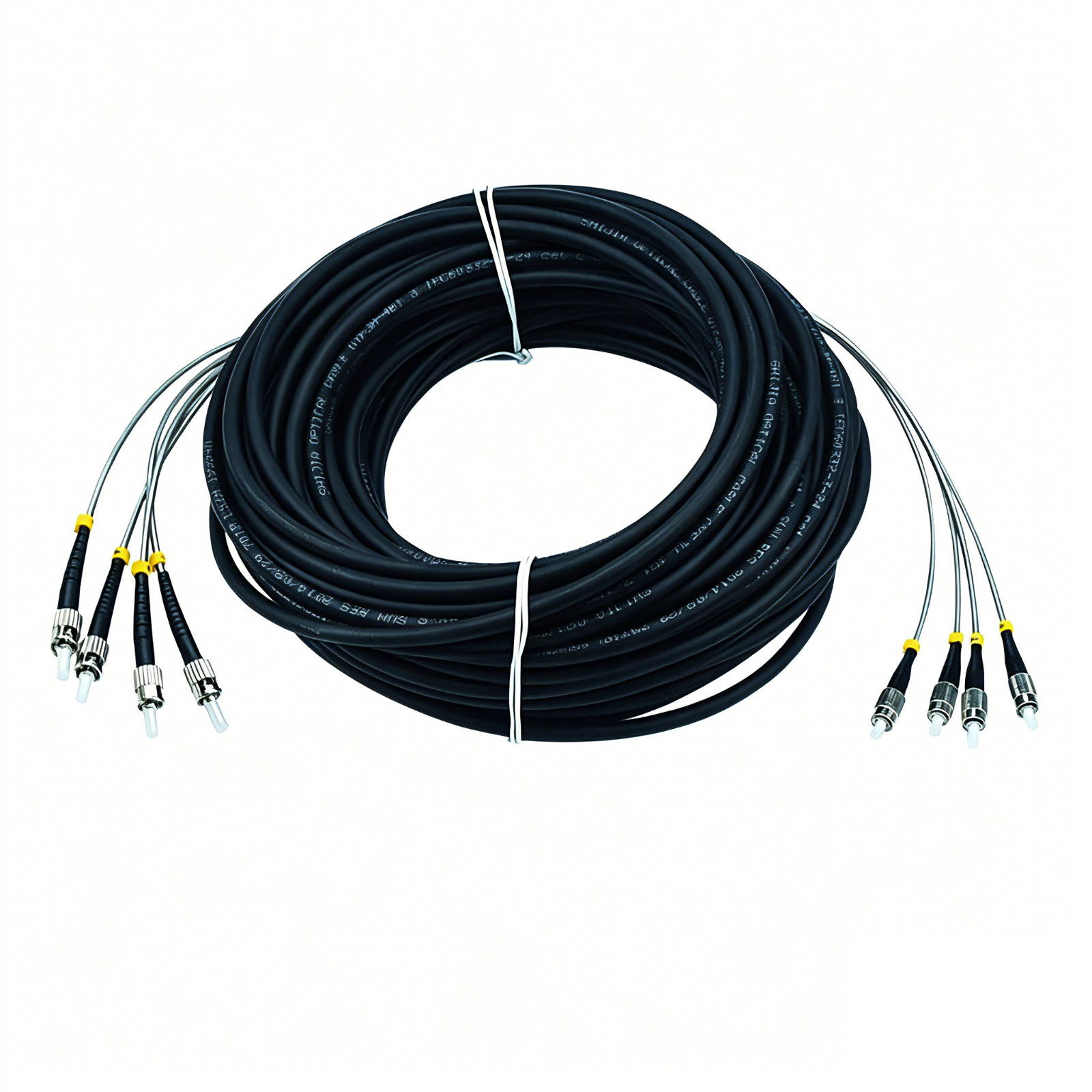 30M LC SC FC ST 4Core SingleMode 9/125 Outdoor Fiber Optic Patch Cord FTTH Cable