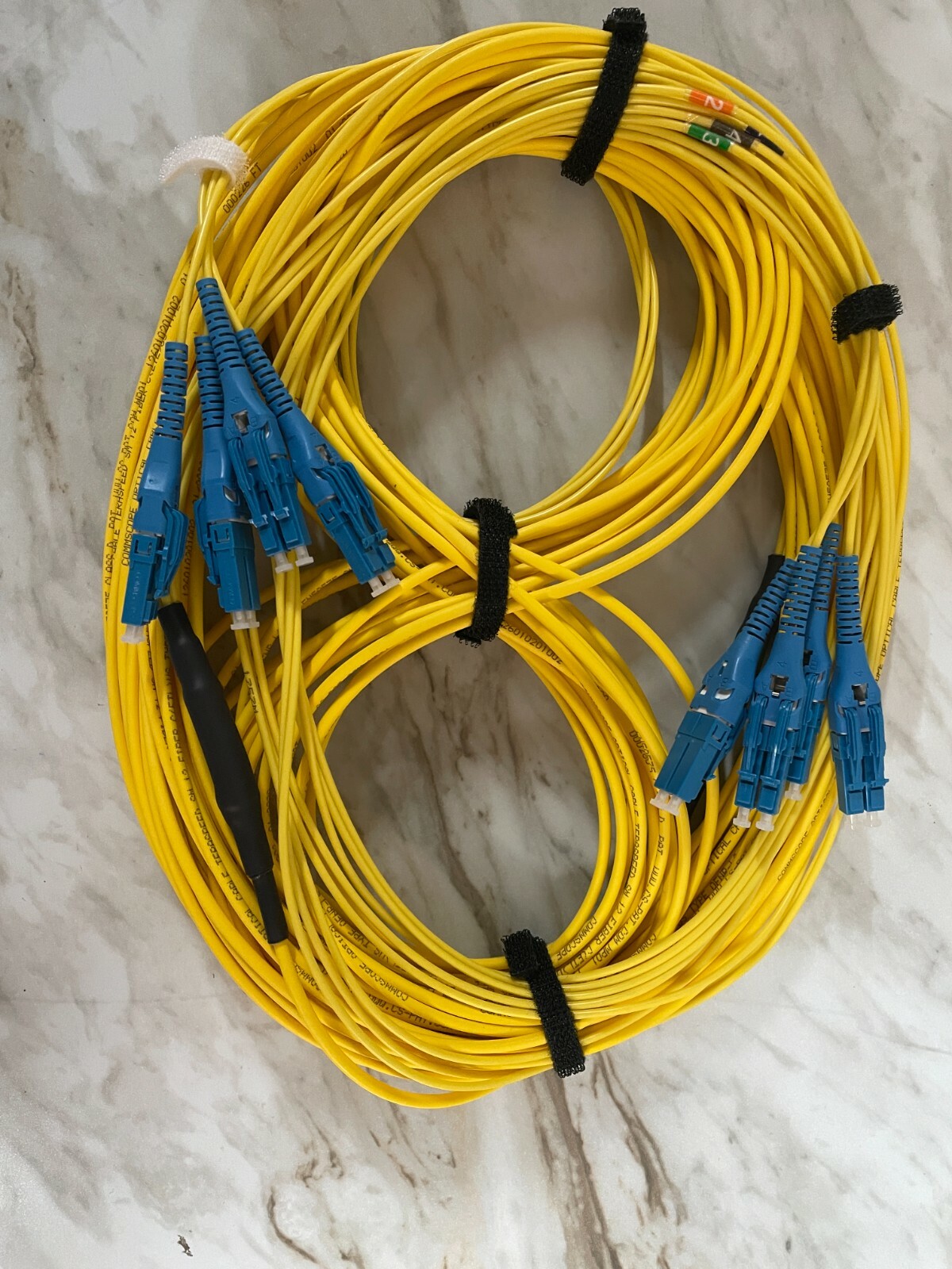 30M Uniboot LC-LC Single-Mode Duplex 4 Strand 9/125 Fiber Optic Patch Cord