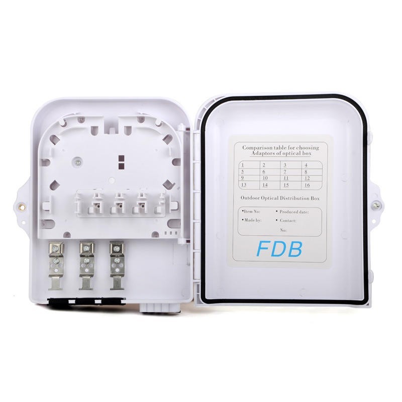 1:8 Outdoor Wall-Mounted 8-Core FTTH PLC Splitter Distribution Optic Fiber Box